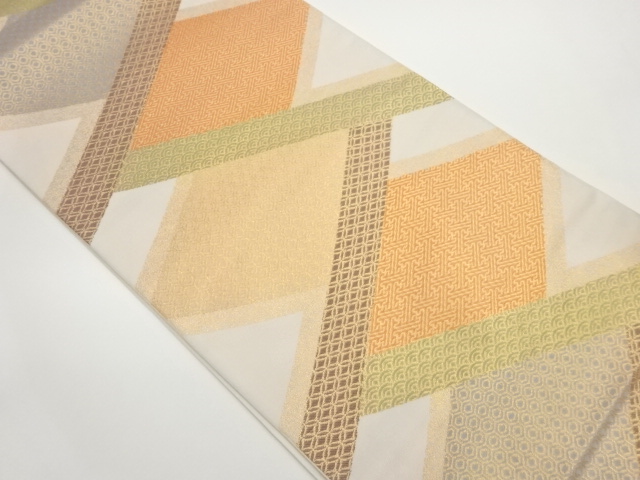 JAPANESE FUKURO OBI / WOVEN CLASSICAL PATTERN